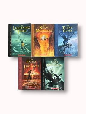 Percy Jackson & The Olympians paperback book set